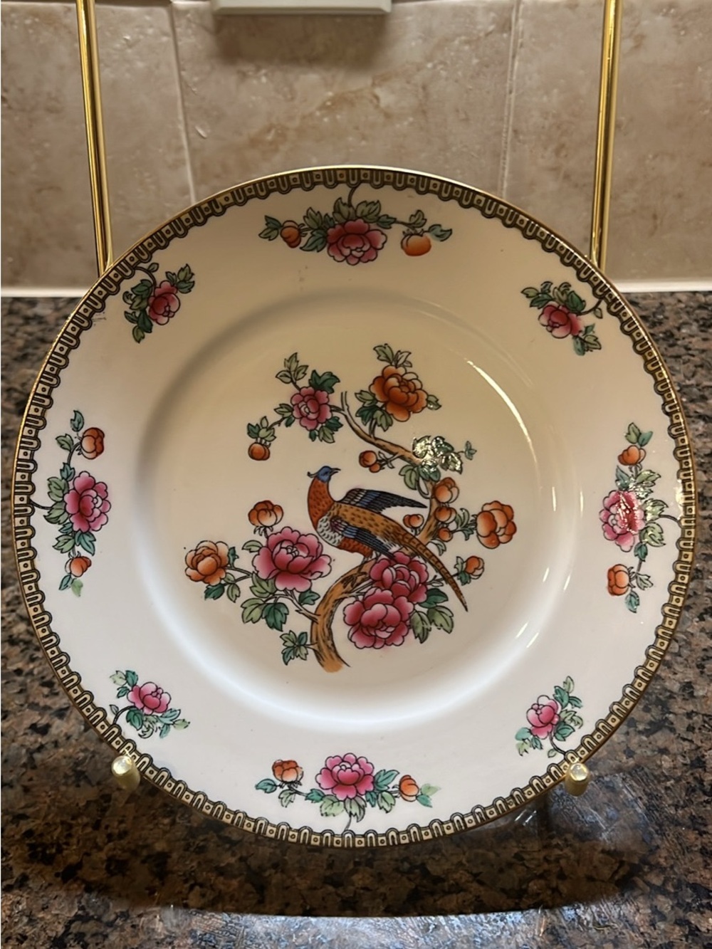 F. Winkle & Co. Pheasant Salad Plates (4)